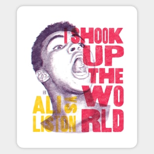 Ali Shook the World Sticker